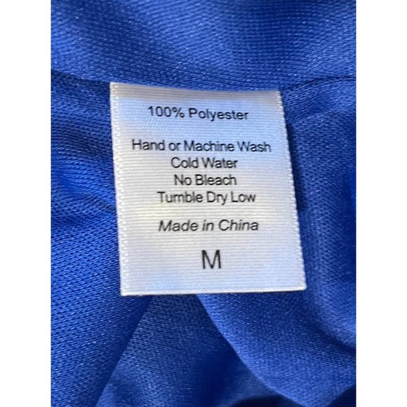 Lucy in the Sky Women Starstruck Strappy Sequin Dress Backless Lapis Blue Medium - Picture 9 of 11